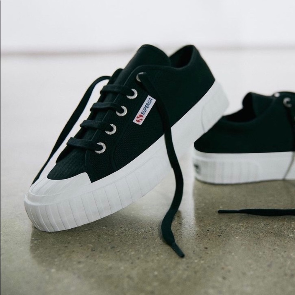 Black Superga Sneakers